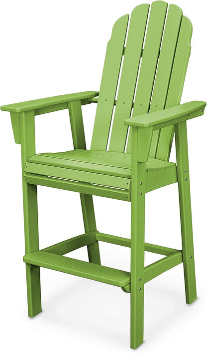POLYWOOD® Vineyard Bar Chair, Lime