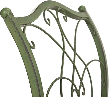 Safavieh Outdoor Collection Jovanna Antique Green 2 Seat Bench