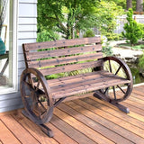 Yard Benches, Outdoor Garden Bench, Fir Wood Patio Park Bench - Photo 1