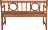 Eyely HNB104A Giana 51.2" 3-Seat Circle-Back 600-Lbs Support Acacia Wood Outdoor Garden Patio Bench for Garden, Lawn - Photo 7