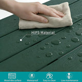 Outdoor Console Table, All-Weather 2-Tier Patio Console Table, Outside Plant Stand Table, Low Maintenance - Photo 4