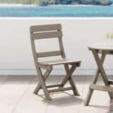 Costaelm Outdoor Patio Modern Folding Dining Chair - Photo 8