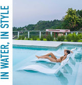 Ledge Lounger- Signature Chaise Deep - Inside Pool & Sun Shelf Lounge Chair - Designed for Deep Shelves 10”-15” - Photo 2