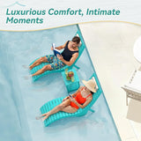 Pool Lounge Chairs Set of 4 - Anti-Floating HDPS Design for Pools & Backyard Sun Decks - Photo 7