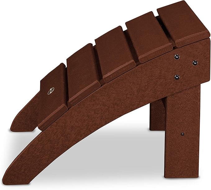 POLYWOOD® Palm Coast Ottoman, Mahogany
