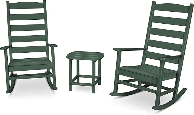 POLYWOOD® Shaker Rocking Chair Set, Green