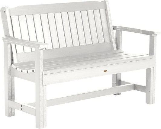 Sequoia Professional CM-BENSQ42-WHE Commercial Grade Exeter 4 Foot Garden Bench, White