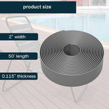 2 Inch Wide, 50ft Long Vinyl Strap - Replacement Straps for Patio Chairs - Vinyl Strapping for Patio Furniture Repair - Photo 3