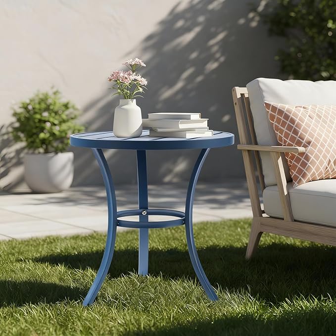 Outvita Outdoor Round Side Table - Photo 8