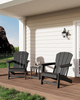 Modern HDPE Plastic Adirondack Chair - Oversize 380 LB Poly Lumber Weather Resistant Firepit Chair - Outdoor Patio - Photo 7