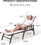 Crestlive Products Aluminum Chaise Lounge Set of 3 - Photo 2