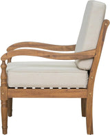 Christopher Knight Home Pyosik Acacia Wood Patio Chair, Comfy Armchair with Thick Cushions - Photo 9