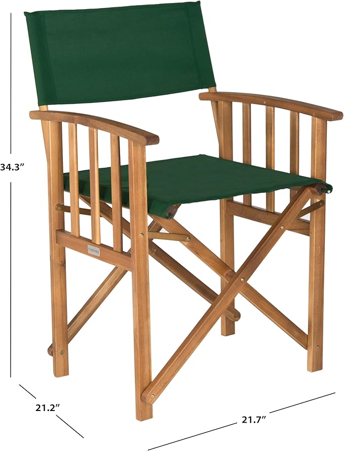SAFAVIEH Outdoor Living Collection Laguna Director Chairs - Photo 3