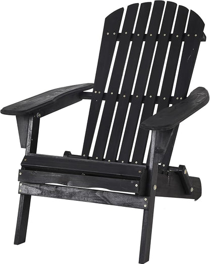 PayLessHere Adirondack Chairs, Weather Resistant Patio Chairs with Pinewood Wooden Textured for Patio Lawn Garden Backyard Deck Pool Beach Fire Pit