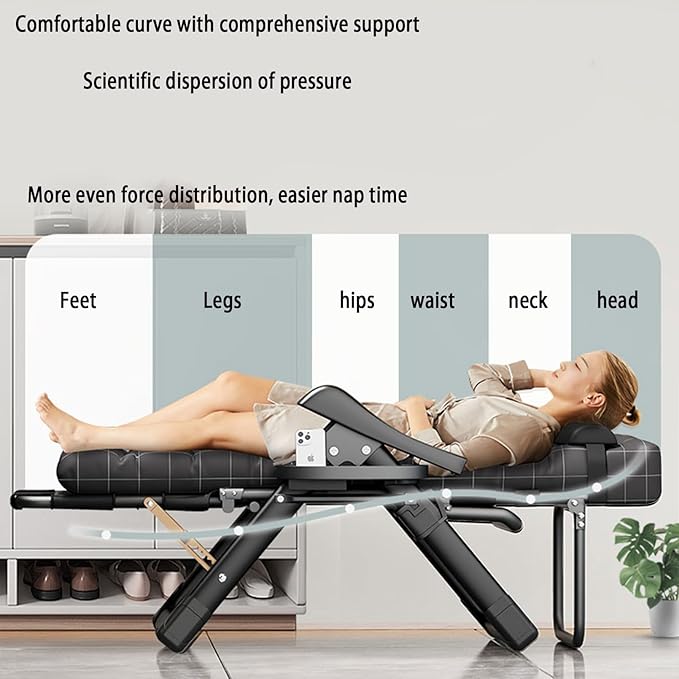 Lounge Chair Chair Folding Adjustable Reclining Patio Chairs Padded Lounge Chair - Photo 7