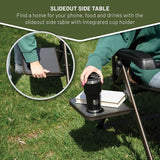 TIMBER RIDGE Aluminum Zero Gravity Chairs, Folding Recliner Chair Padded with Cup Holder and Headrest - Photo 7