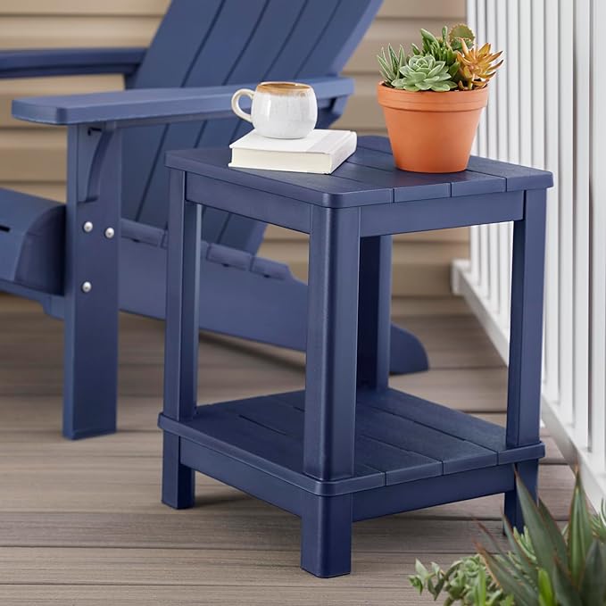 Keter Deluxe Adirondack Side Table - Midnight - Photo 2
