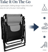 Best Choice Products Oversized Padded Zero Gravity Chair, Folding Outdoor Patio Recliner - Photo 6