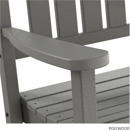 POLYWOOD Presidential Rocking Chair in Slate Grey
