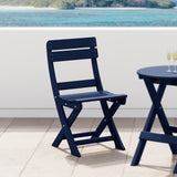 Costaelm Outdoor Patio Modern Folding Dining Chair - Photo 2