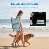 SUNNYFEEL Beach Lounge Chair, Backpack Reclining Beach Chairs Lay Flat, Sun Face Down Tanning Chair - Photo 6