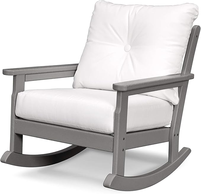 POLYWOOD Vineyard Deep Seating Rocking Chair - Photo 1