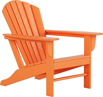 WestinTrends Dylan Outdoor Adirondack Chair (Set of 8), Orange
