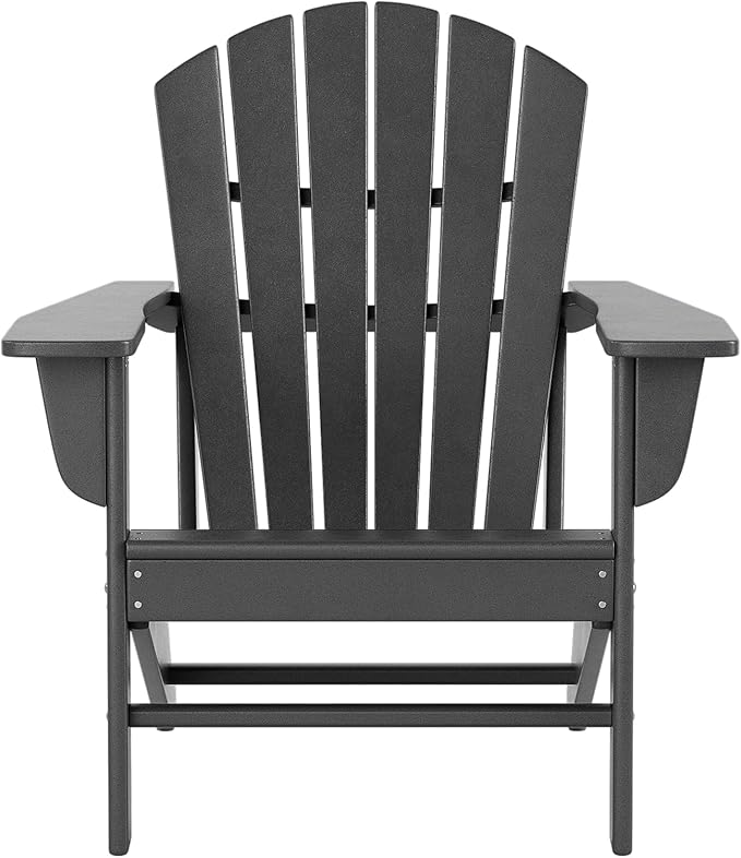 WestinTrends Dylan Outdoor Adirondack Chair (Set of 8), Gray