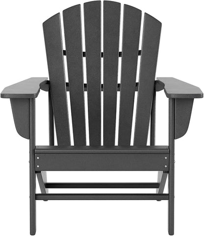 WestinTrends Dylan Outdoor Adirondack Chair (Set of 8), Gray
