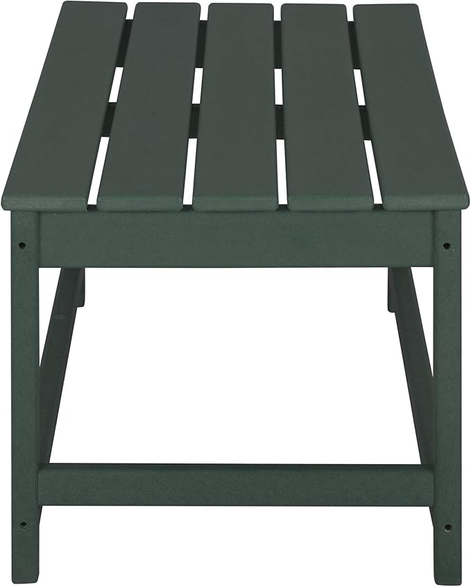 WO Home Furniture Adirondack Chairs Table Set of 3 PCS Outdoor Folding Chairs Coffee Table Weather/UV Resistant for Lawn - Photo 9