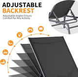 Lounge Chair Outdoor, Pool Lounge Chairs Foldable, Patio Lounge Chairs for Outside - Photo 7