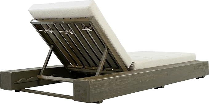 Christopher Knight Home Tory Acacia Wood Chaise Lounge Chair Outdoor Set of 4, Poolside Sun Lounger Recliner - Photo 8