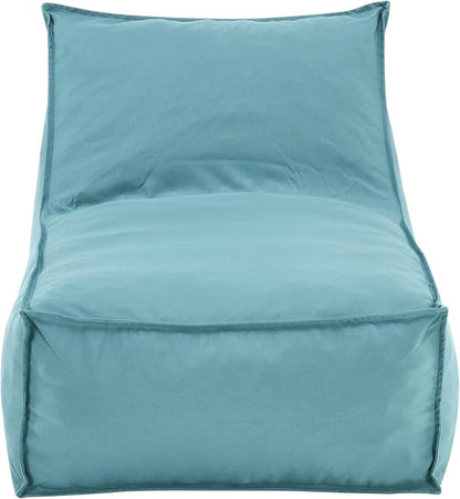Christopher Knight Home Venny 48" L Outdoor Bean Bag Chair Set of 2, Fabric Bean Bag Chair for Adults and Kids, Indoor/Outdoor Sun Lounger, Patio Lounge Chair Set of 2, Teal