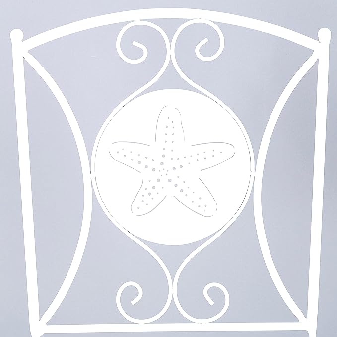 The Lakeside Collection Foldable Metal Icon Tables or Chairs - Starfish Chair