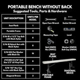 COATEDOUTDOORFURNITURE Coated Outdoor Furniture Heavy-Duty Portable Outdoor Bench Thermoplastic Coated, Expanded Metal - Photo 8