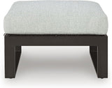 Signature Design by Ashley Beachloft Casual Nuvella Weather Resistant Fabric Square Outdoor Ottoman with Cushion - Photo 7