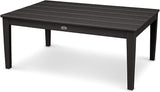 POLYWOOD® Newport 28" x 42" Coffee Table in Black - Photo 1