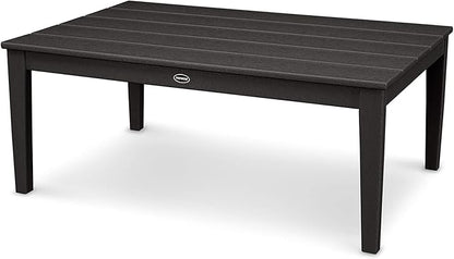 POLYWOOD® Newport 28" x 42" Coffee Table in Black