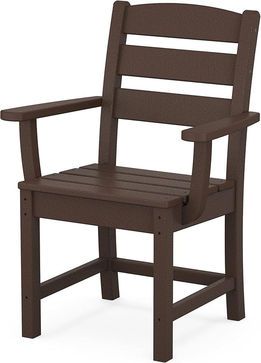 Polywood® Lakeside Dining Arm Chair in Mahogany