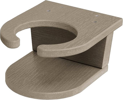 highwood Screw-On Cup Holder for Adirondack Chairs, Woodland Gray