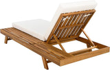 Merax Acacia Wood Chaise Lounge Chair Outdoor Set of 4 - Photo 6