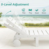 Outdoor Chaise Lounge Chairs with Table, 2-Piece, 26.8” Super Wide Lounge Chair Outdoor - Photo 4