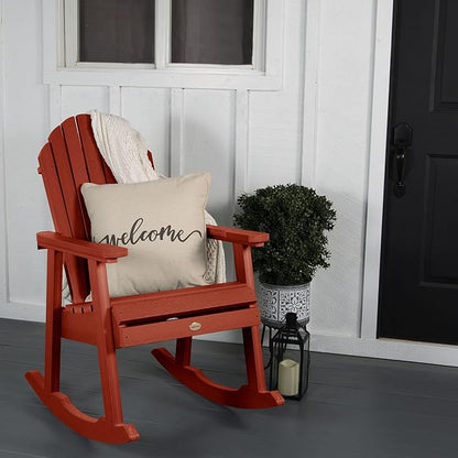 Highwood Hamilton Rocking Chair, Rustic Red