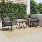 Outdoor Balcony Furniture Set, 2-Piece Patio Chairs with Cushions, Modern Metal Bistro Set for Backyard, Garden, Terrace - Photo 1