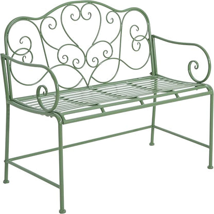 Outdoor Garden Bench, Green