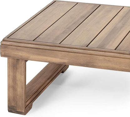 Westchester Rectangular Coffee Table - Acacia Wood - Brown Wash