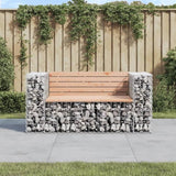 Garden Bench Patio Bench Porch Bench Douglas Wood Galvanized Steel Style Function Boost Outdoor Garden Patio - Photo 1