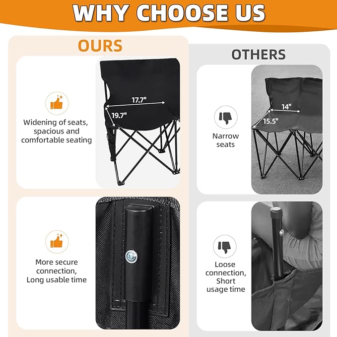 G GOOD GAIN Portable Soccer Bench - Team Bench Soccer 4 Seats with Bag, Sideline Folding Bench - Photo 3