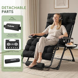 Amopatio Oversized Zero Gravity Chair w/Removable Cushion&Headrest - Photo 8