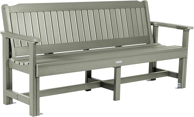 Sequoia Professional Commercial Grade Exeter Garden Bench, 6ft, Eucalyptus